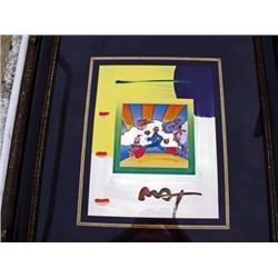 PETER MAX "FLOWER RUNNER"