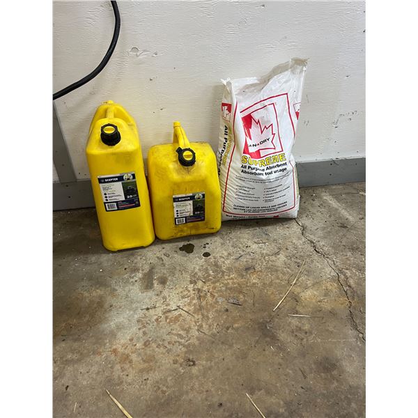 Diesel Jerry Cans and Spill Absorbent