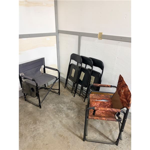 Portable Chairs Lot