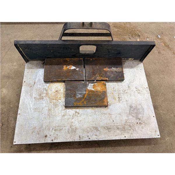 Skid Steer Quick-Attach Mounting Plate