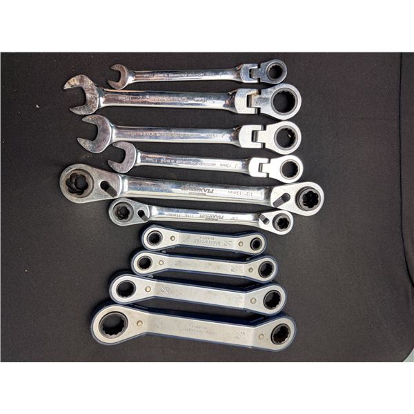 Assorted Mastercraft Ratcheting Wrenches