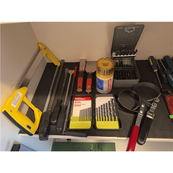 Hand Tools, Drill Bit Sets, and Accessories