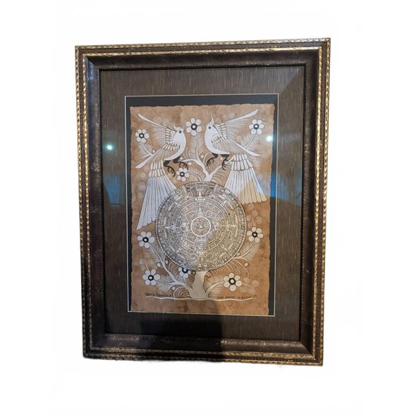 Framed Artwork by Tomás Ramírez, San Miguel de Allende