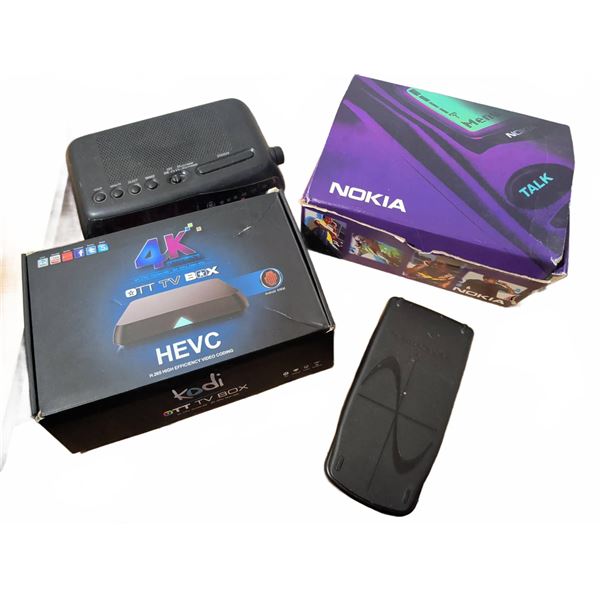 Lot: Texas Instruments TI-83 Plus, 4K OTT TV Box, and more