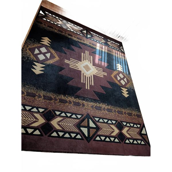 Geometric Southwestern Area Rug, 8 Feet x 10 Feet