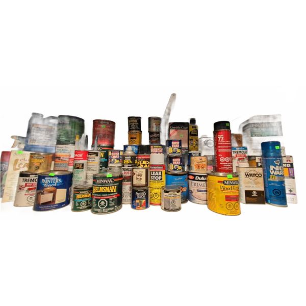 Shop Fluids - Various Wood Stains Chalk Spray Foam Grout & More