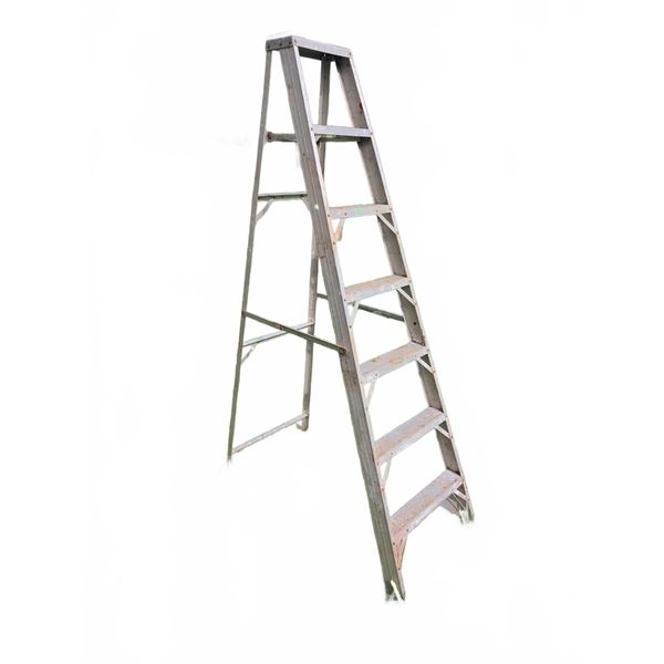 Folding 6-Step Aluminium A Frame Ladder w/ Tray