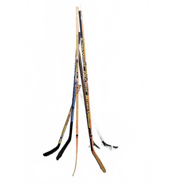 5 Wooden Hockey Sticks Sher-Wood Titan and Jofa