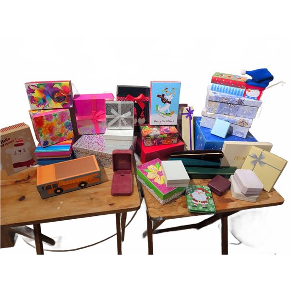 Gift Boxes and Jewellery Presentation Cases Lot