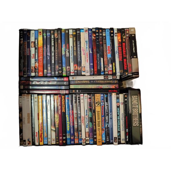 Large Mixed Lot of Over 60 DVD Movies and TV Series