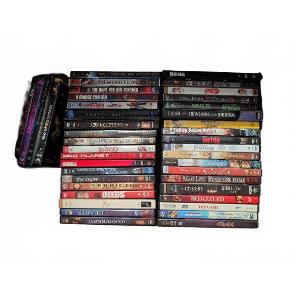 41 DVD Movies Assorted Titles