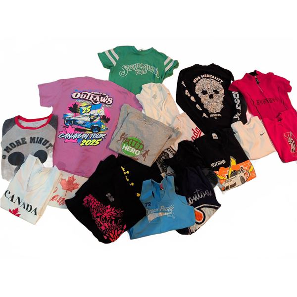 Branded Graphic Tees and Tops Including Ferrari, Nike, Steve Miller Band