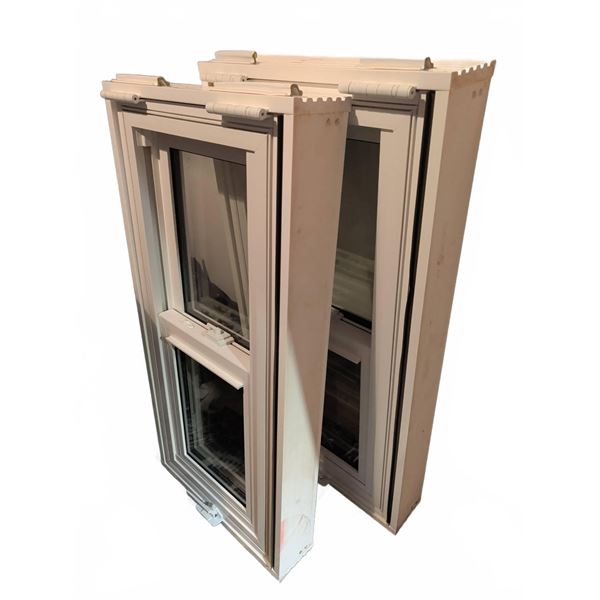 White Vinyl Double Hung Windows
