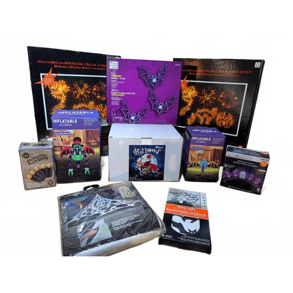 Halloween Decorations LED, Inflatables, Webbing, Wall Art and Lights