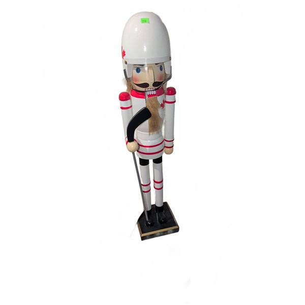 Home Accents Holiday 24-Inch Hockey Nutcracker and Hockey Stick Pencil Sets