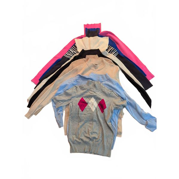 Ladies Sweaters Size S-M, Lot of 6