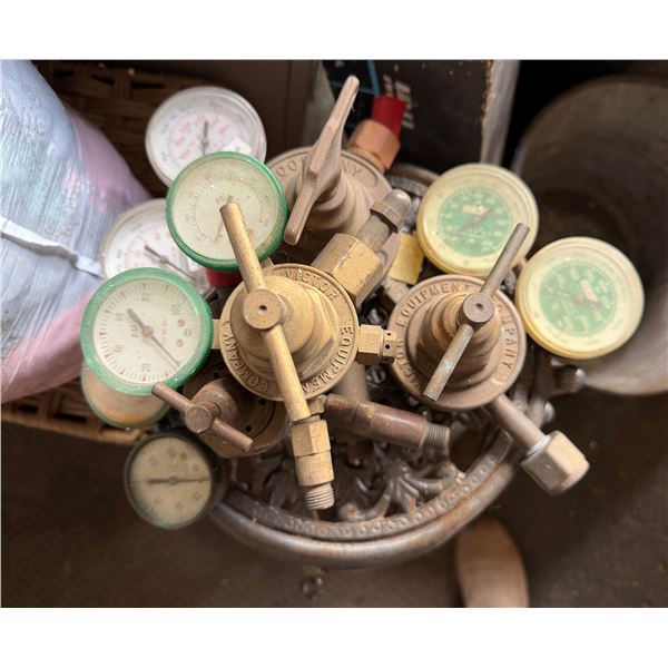 Victor Equipment Brass Heavy-Duty Gas Pressure Regulators & Gauges