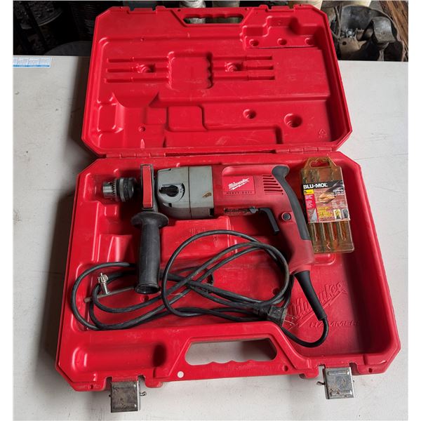 Milwaukee 5378-20 Heavy Duty Corded Hammer Drill w/ Bits in Hard Case