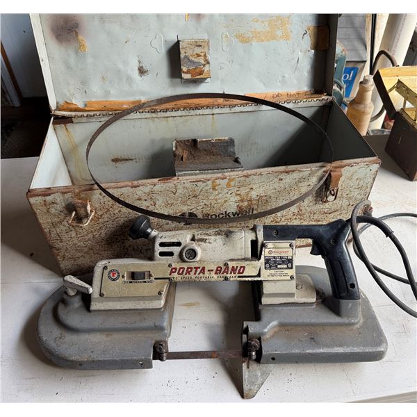 Rockwell 728 Corded Porta-Band 2-Speed Portable Band Saw in Hard Case