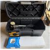 Image 1 : Wheeler-Rex Manual Hydrostatic Test Pump w/ Attached Pressure Gauge & Hose in DeWalt Case