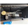 Image 2 : Wheeler-Rex Manual Hydrostatic Test Pump w/ Attached Pressure Gauge & Hose in DeWalt Case