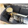 Image 7 : Wheeler-Rex Manual Hydrostatic Test Pump w/ Attached Pressure Gauge & Hose in DeWalt Case