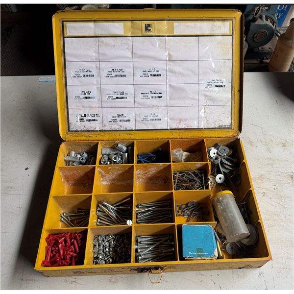 Kar Products Metal Hinged Organizer w/ Misc Hardware