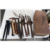 Image 1 : Multiple Hand Tools in Metal Case: Crescent Wrenches, Hammers, Pliers, Files, etc