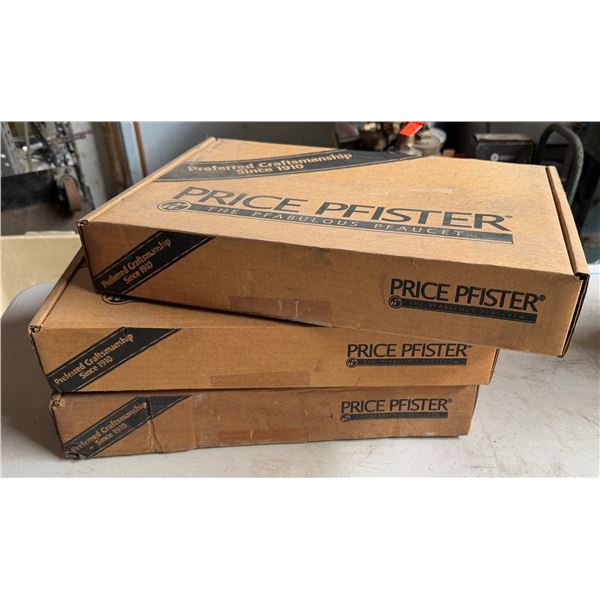 Qty 3 Price Pfister H35-221 Above Deck Kitchen Chrome Faucets New in Boxes