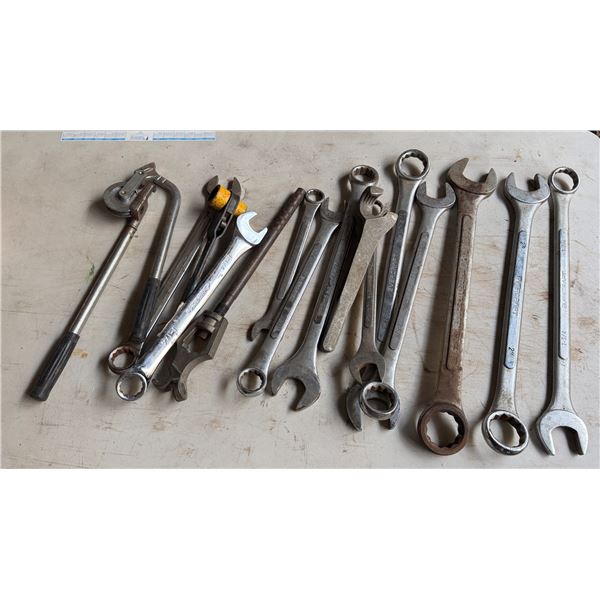 Multiple Hand Tools: Wrenches, Pry Bar, Manual Tubing Bender, etc