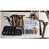 Image 1 : Multiple Hand Tools: Hammers, Screwdrivers, Axe, Wrenches, etc