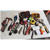 Image 1 : Multiple Hand Tools: Hammers, Screwdrivers, Level, Bits, Box Cutter Knives, etc