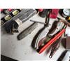 Image 6 : Multiple Hand Tools: Hammers, Screwdrivers, Level, Bits, Box Cutter Knives, etc