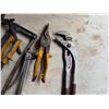 Image 2 : Multiple Hand Tools: Vise-Grips, Pliers, Channel Locks, Screwdrivers, Hacksaw, Tin Snips, etc