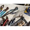 Image 5 : Multiple Hand Tools: Vise-Grips, Pliers, Channel Locks, Screwdrivers, Hacksaw, Tin Snips, etc