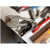 Image 4 : Multiple Hand Tools: Saws, Bolt Cutters, Pry Bar, Pipe Cutters, Clamps, etc
