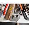 Image 5 : Multiple Hand Tools: Saws, Bolt Cutters, Pry Bar, Pipe Cutters, Clamps, etc