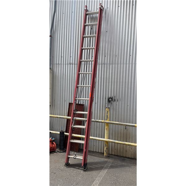 Werner Red Extension Ladder