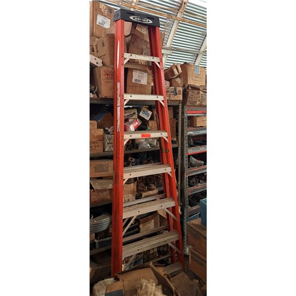 Werner Red 7' Step Ladder
