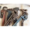 Image 2 : Multiple Pipe Wrenches, Levels, Hammer, etc, Misc Sizes