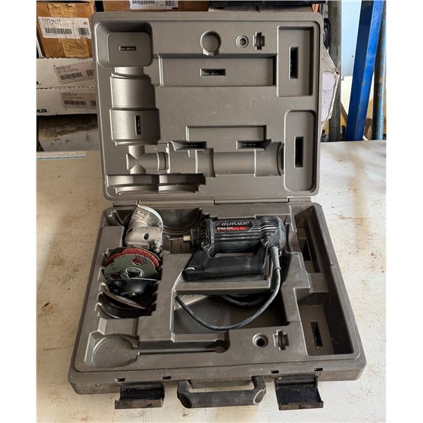 Rotozip SCS01 Spiral Saw Corded Rotary Cutting Tool w/ Discs in Hard Case