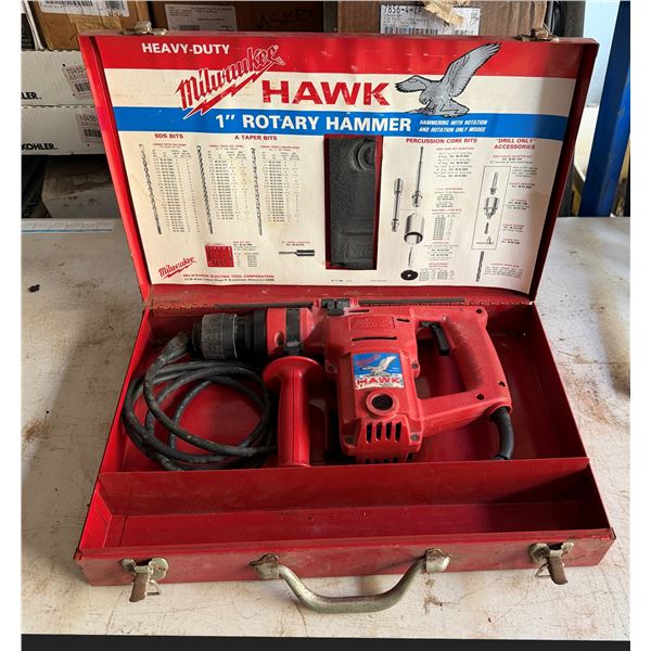 Milwaukee Hawk 5362-1 Heavy Duty Corded Rotary Hammer in Hard Case