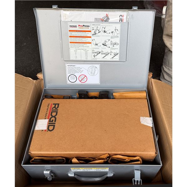 Ridgid CT400 ProPress Crimp Tool w/ Jaws System in Hard Case