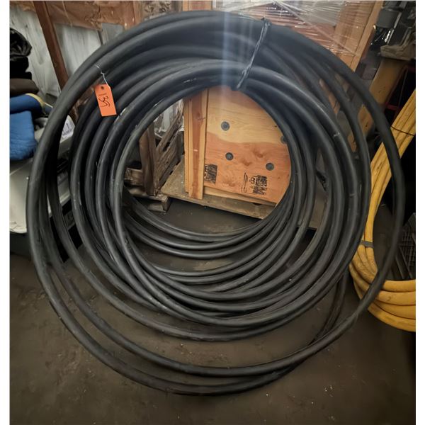 Multiple Coils Heavy-Duty Black Polyethylene Pipe Approx. 2" Dia