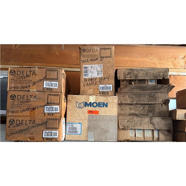 Multiple Boxes Faucets: Moen, Delta, Elkay, Plumbing Parts, etc Misc Sizes