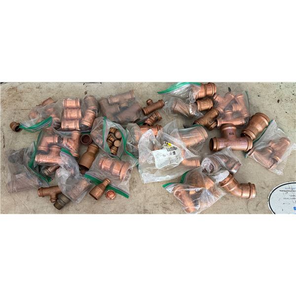 Multiple Viega ProPress Tees, Elbows, Couplings Reducers, etc Misc Sizes