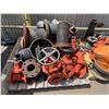 Image 2 : Qty 2 Pallets Ductile Iron Pipe Fittings, Gate Valves, Flanges, etc Misc Sizes