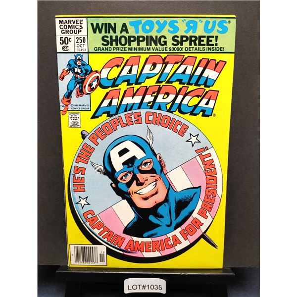 Captain America #250 (1980) Newsstand