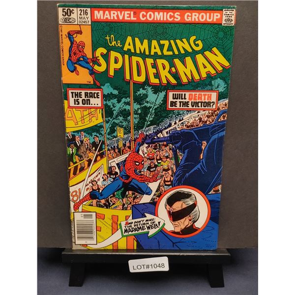 Amazing Spider-Man #216 (1981) KEY ISSUE (Newsstand)