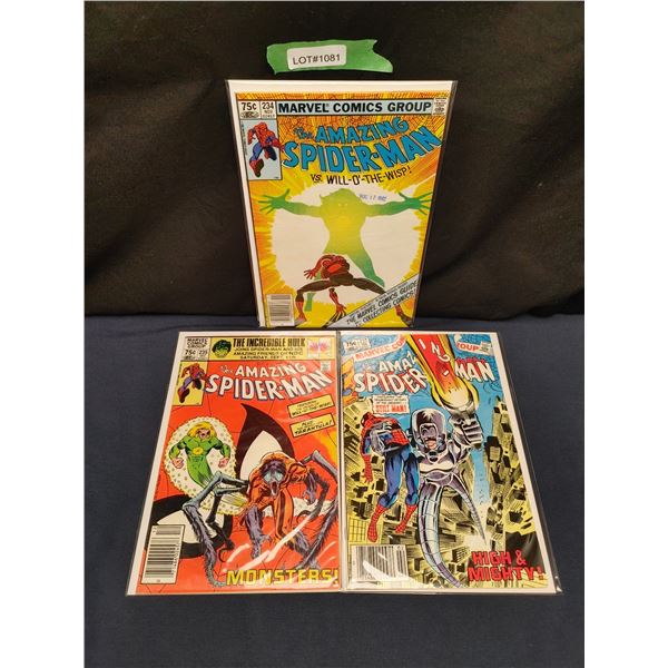 Amazing Spider-Man #234, 235, 237 (1982) Canadian Price Variants